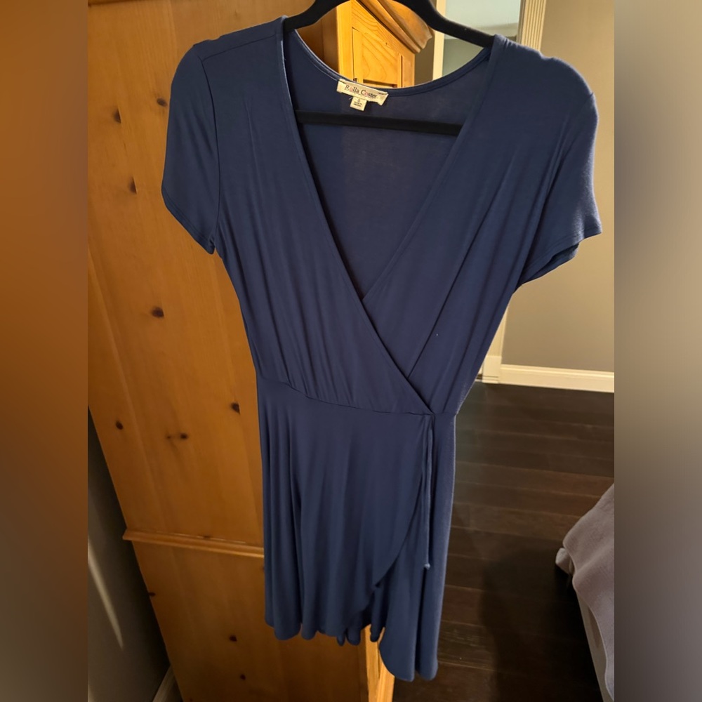 Blue short sleeve dress!